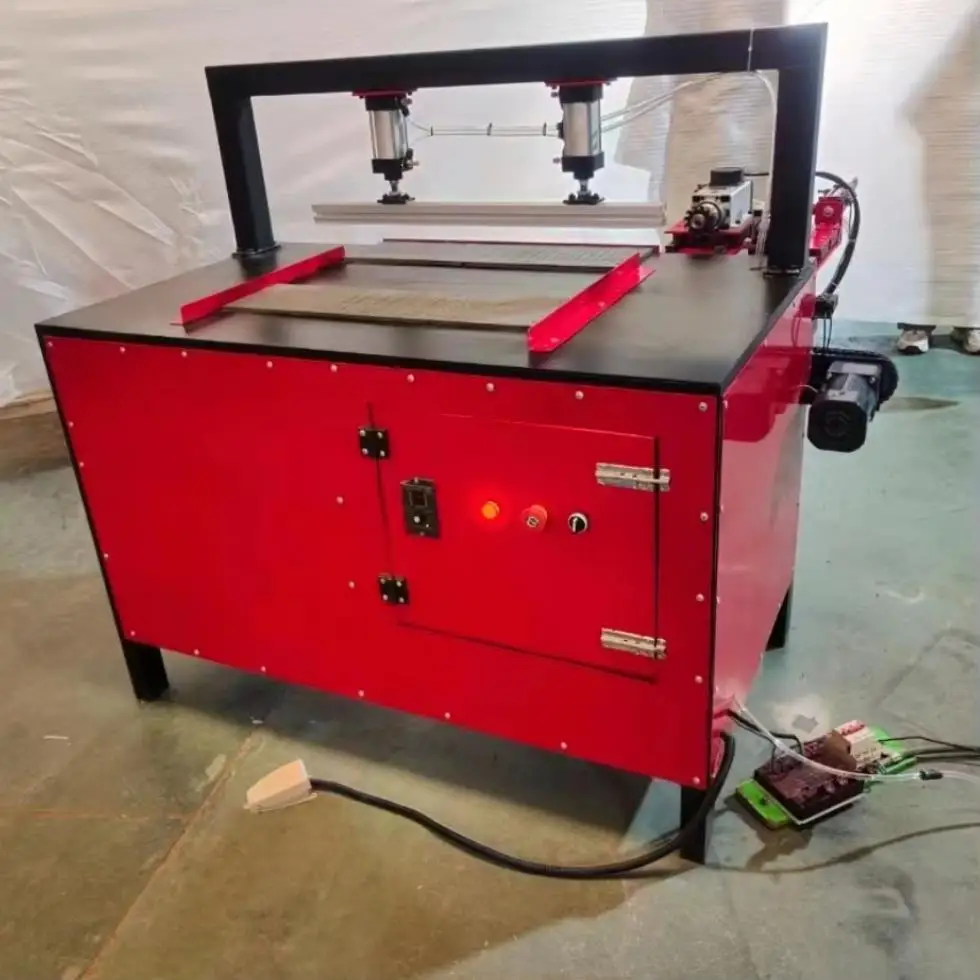 Double-End Horizontal Mortiser Machine Door Lock Hole Drill Keyhole Punching Woodworking Slotting Milling Machine Furniture Hole