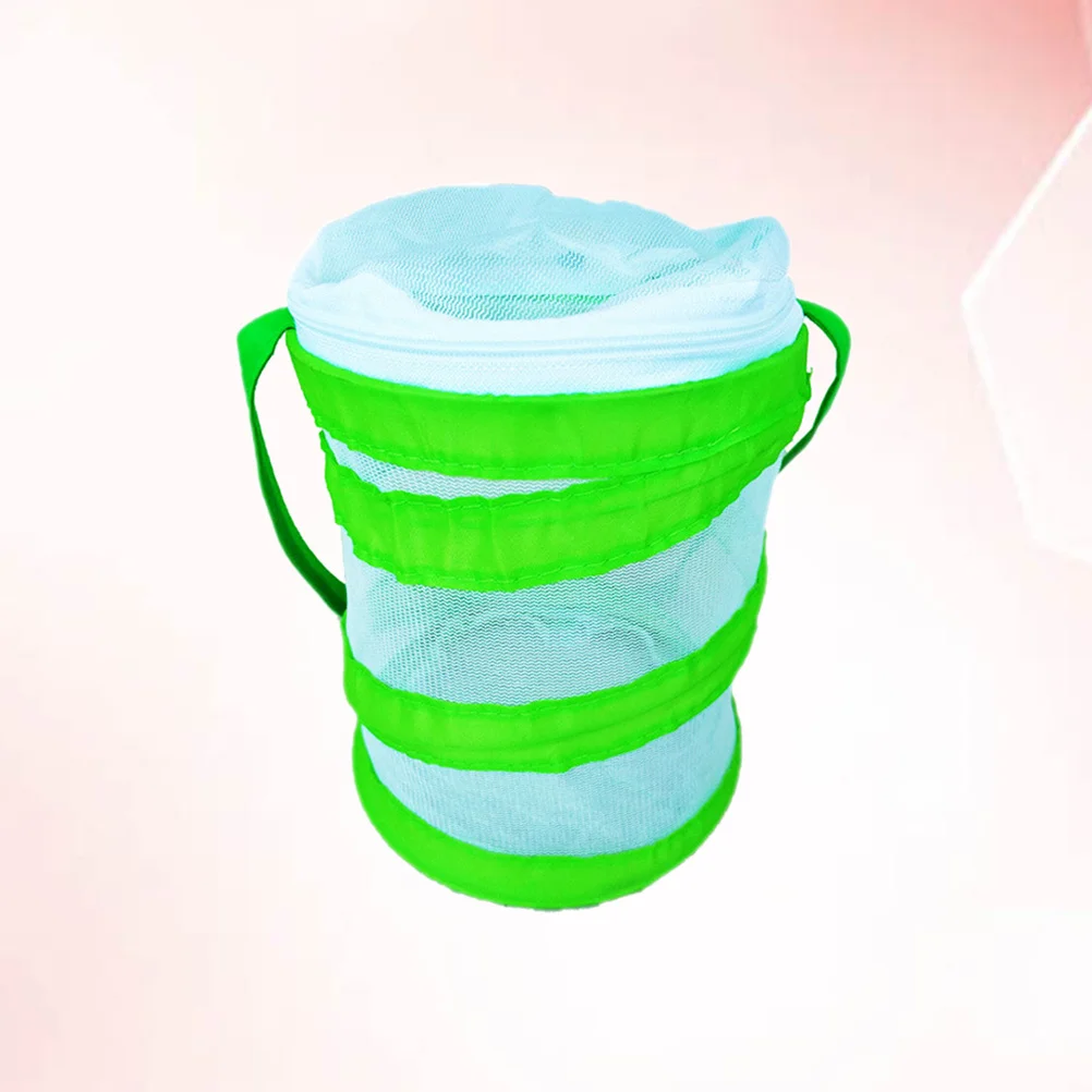 طوي شبكة حشرات قفص 14X15 سنتيمتر غرامة شبكة الموئل لصيد الفراشات الحشرات الطائرة في الهواء الطلق أداة التعلم الاطفال علة