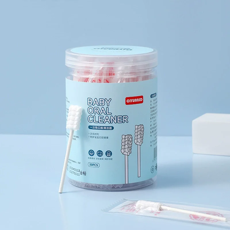 

Baby Oral Disposable Cleaner Newborn Milk Teeth Gauze Toothbrush Baby Tongue Washing Tongue Artifact