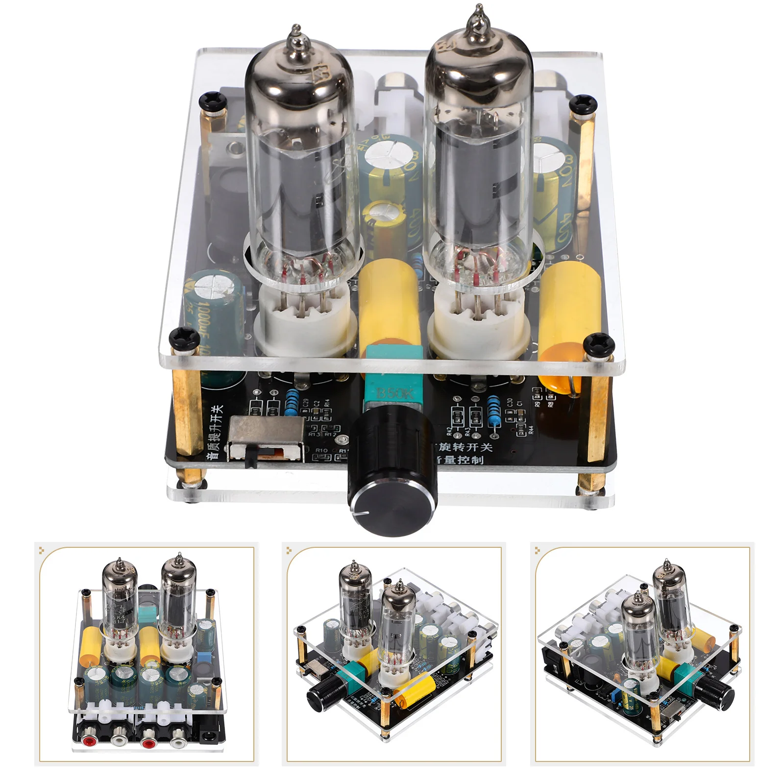 Tube Preamp Vacuum Electron Valve Preamplifier for Hifi Stereo Turntable Phono Amplifier Tube Preamp