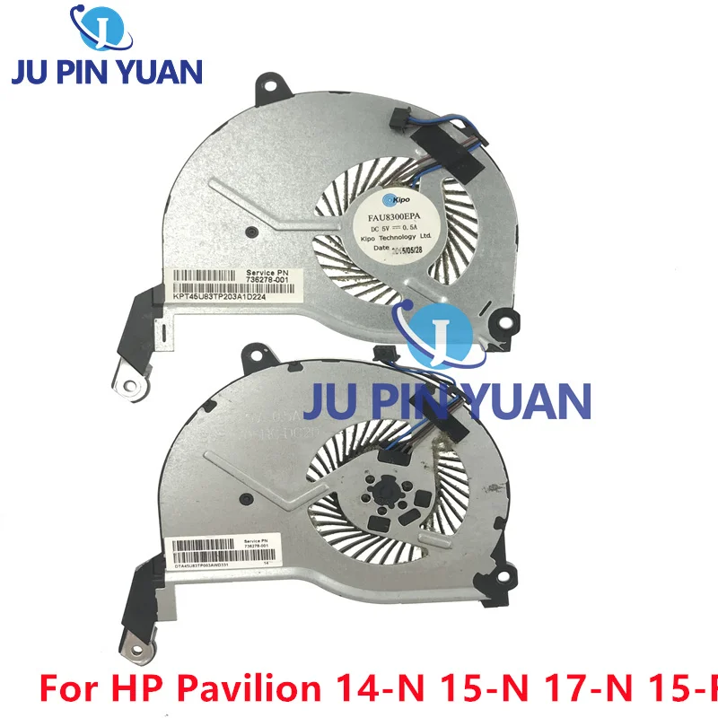 Cooling Fan for HP Pavilion 14-N 15 15-N 17-N 15-F Laptop 732068-001 DFS531105MC0T 736278-001 736218-001 BSB0705HC-DC20