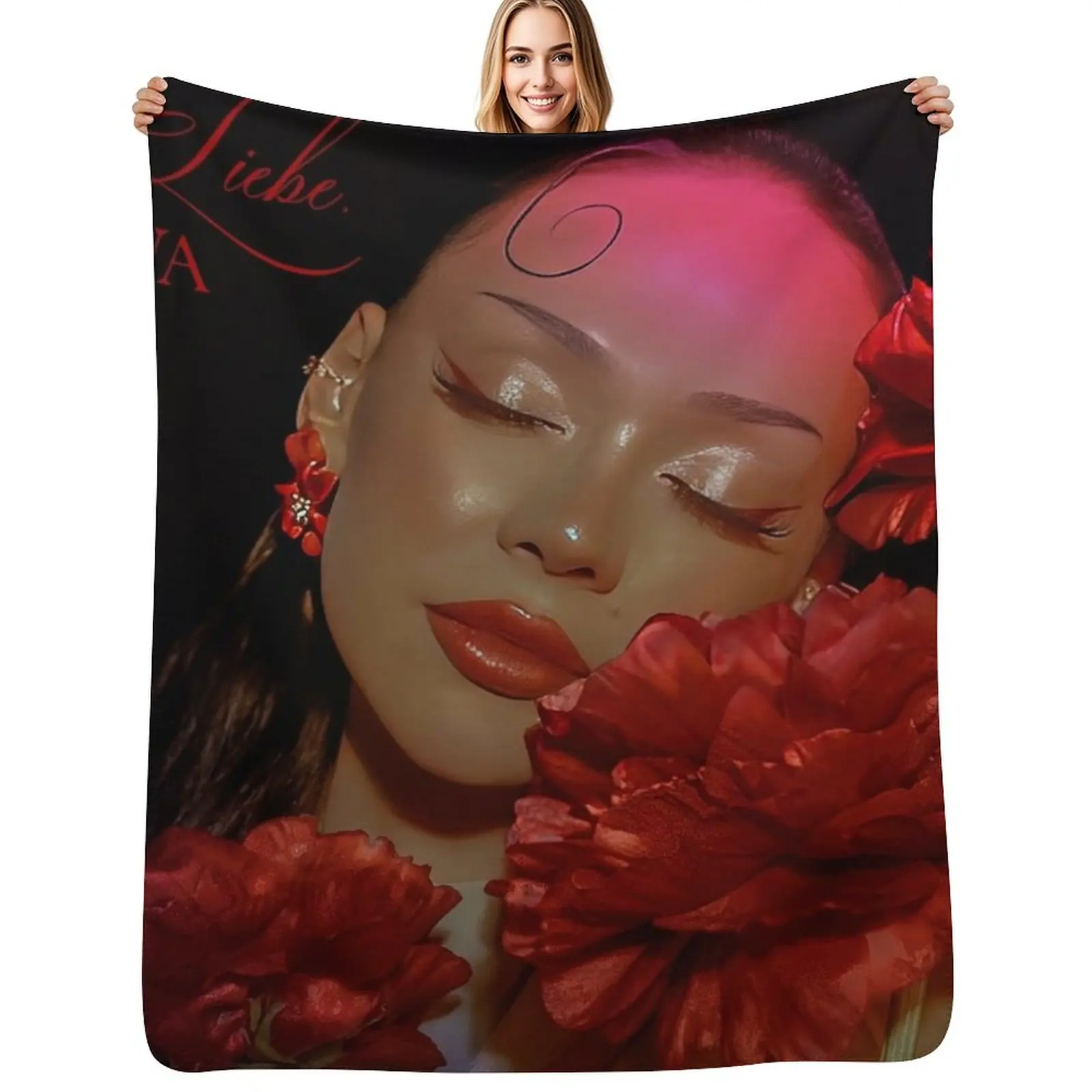 

Ayliva in Liebe 2024 Throw Blanket Multi Use Warm Blanket for Living Room Bedroom