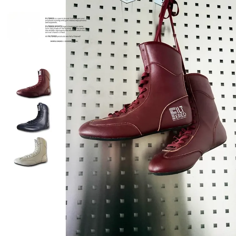 

2026 New Trend Wrestling Shoe for Men Woman Training Sneakers Professional Boxing Shoe for Male Breathable Fighting Shoes