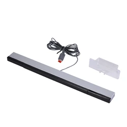 100% Newest Remote Wired Infrared Receiver For Wii IR Signal Ray Wave Sensor Bar For Nintendo Wireless Controller Game Console