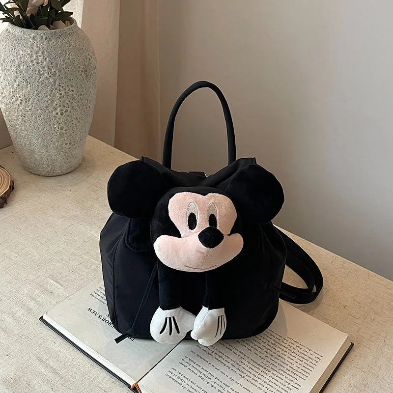 Personalized and creative Disney Mickey large-capacity cartoon figure casual and fashionable one-shoulder cross-body backpack