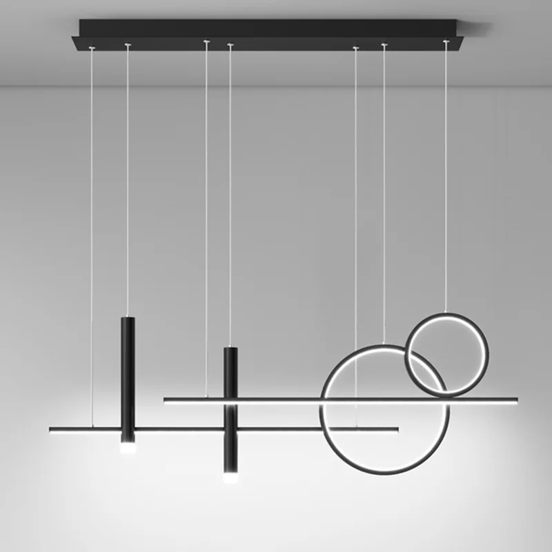 

Modern Led Simple Pendant Lights Fixture Dining Table Bar Counter Coffee Living Room Hanging Lamp Home Decor Indoor Lighting