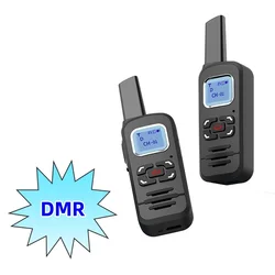 Long Range DMR Digital Analog Walkie Talkie Single Band Dual Time Slot Ham Radios for Emergency Communication
