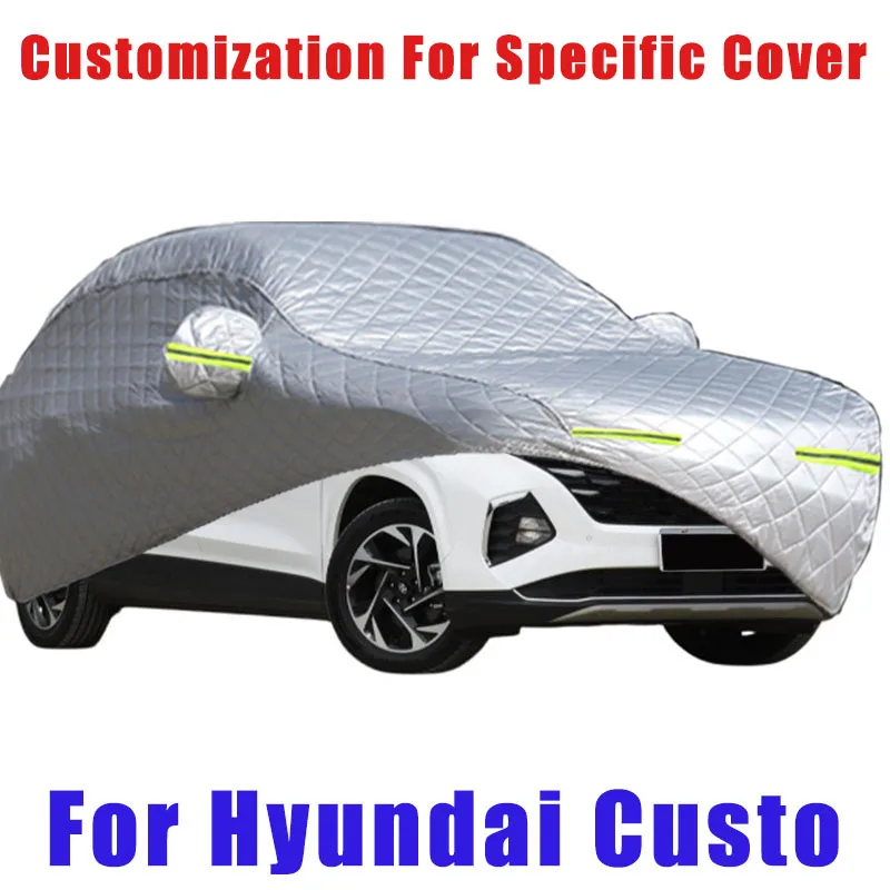 

For Hyundai Custo Hail prevention cover auto rain protection, scratch protection, paint peeling protection, car Snow prevention