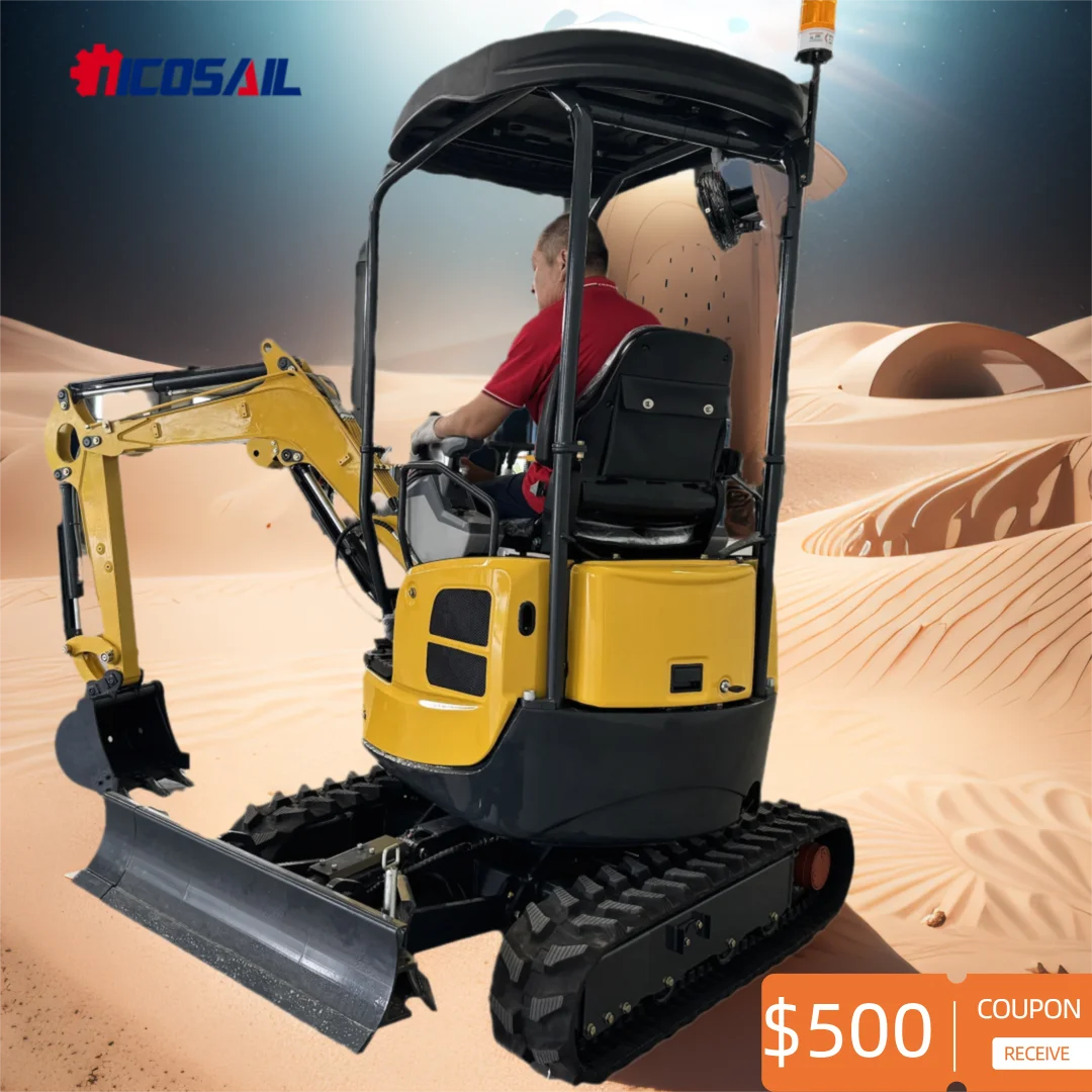 

Chinese Nicooil brand mini excavator crawler excavator hydraulic 1.8-ton machine