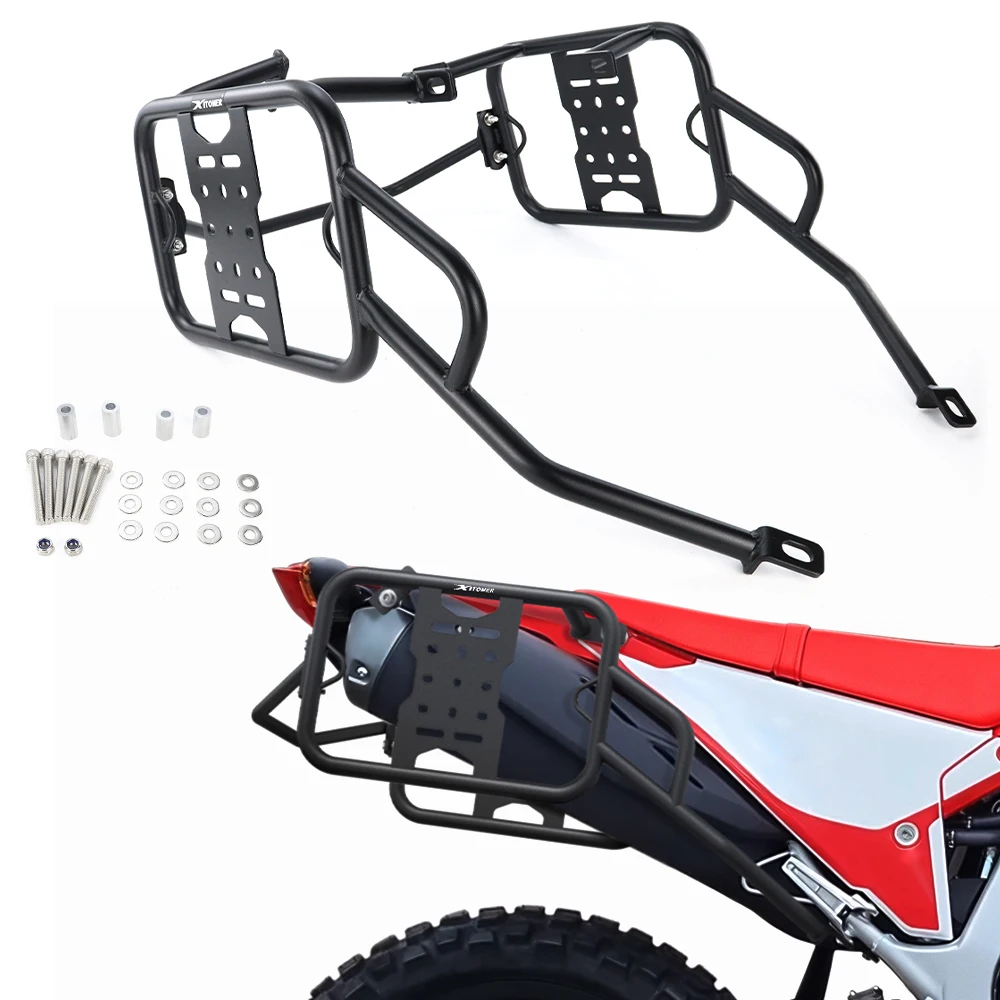 لهوندا CRF300 رالي/L 2021 2022 2023 2024 2025 دراجة نارية العديلات رف السرج دعم قوس الجانب رفوف الأمتعة