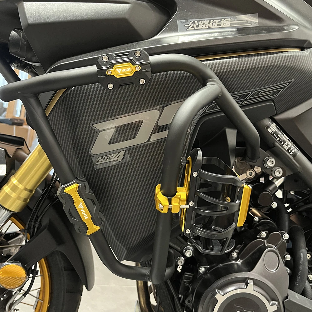 

For VOGE DSX 525 625 900 dsx DS625X DS900X DS525X 300 Rally Motorcycle Engine Crash Bar Protector Bumper Block Bottle Cup Holder