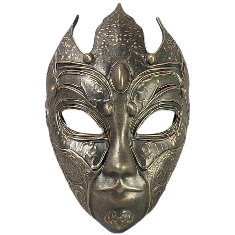 

Mask Ball Party Performance Face Mask Pharaoh Wizard Mask Halloween Christmas Resin Crafts Face Mask