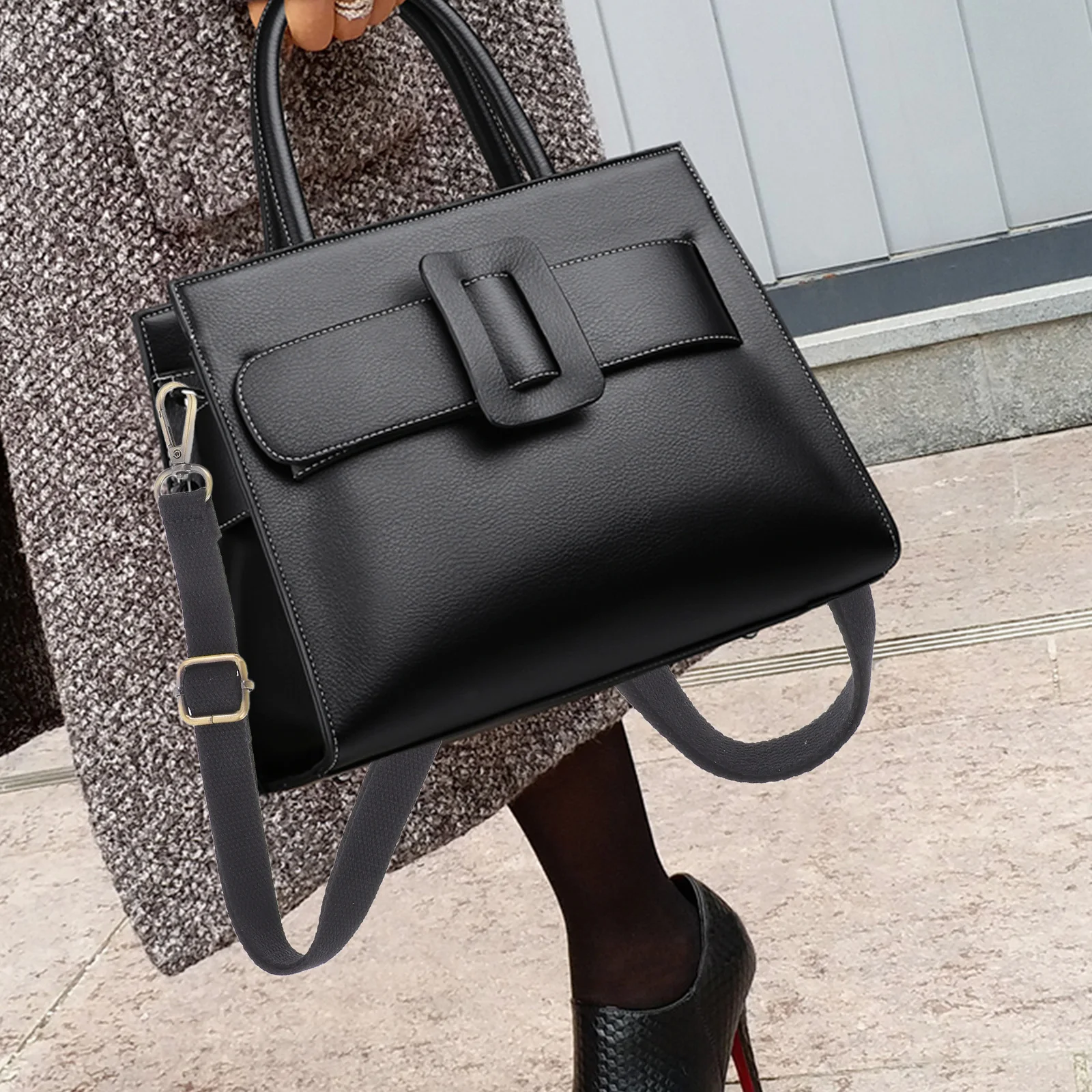 

130 CM Polyester Adjustable Single Shoulder Strap for Crossbody Bag Replacement Fits Travel Gym Briefcase Comfortable Long Bag