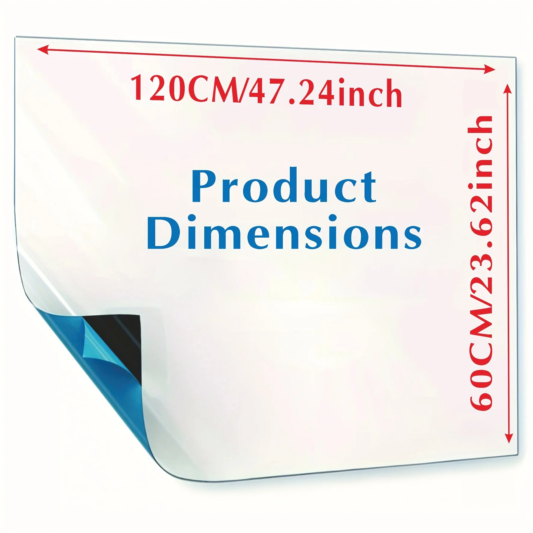 ملصق سبورة بيضاء مغناطيسي قابل للمسح، سبورة بيضاء جدارية ذاتية اللصق، مناسبة لموسم العودة إلى المدرسة، استخدام مكتب الفصول الدراسية #2