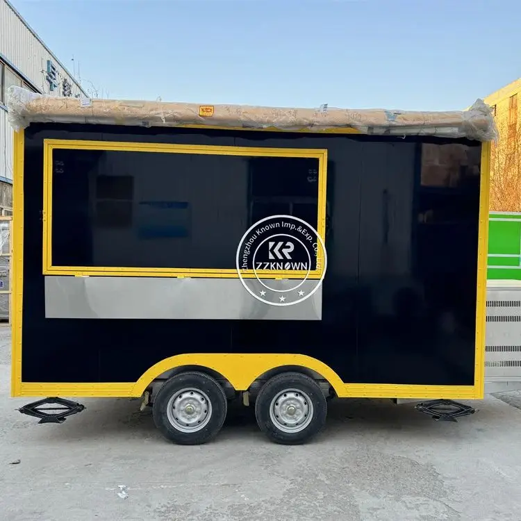 Caminhão de comida para venda na rua reboques de concessão de alimentos personalizados para venda com equipamento completo