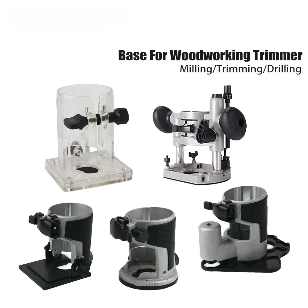 

Wooden Router Base Woodworking EngravingTrimming Milling Machine Base Electric Trimmer Machine Base For Power Tool Accessories