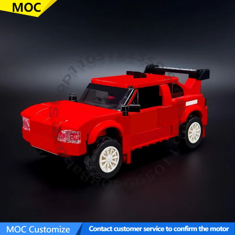 401 PCS Speed King ZX Rallye raid Evo 4 1994 MOC Customize Modular Building Block Educational Popular DIY Toy Christmas Gift