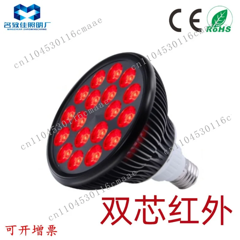 Hot-selling 54W Dual-core Physiotherapy LED Baking Lamp PAR38