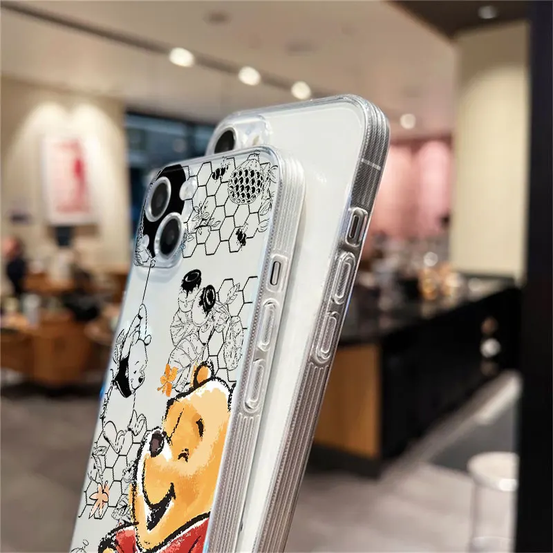 ديزني ويني ذا بوه واضح لينة قضية الهاتف لسامسونج غالاكسي A55 A50 A51 A53 A07 A54 A73 A06 A31 A02 A72 A05 A71 A04 A56 A52 #3