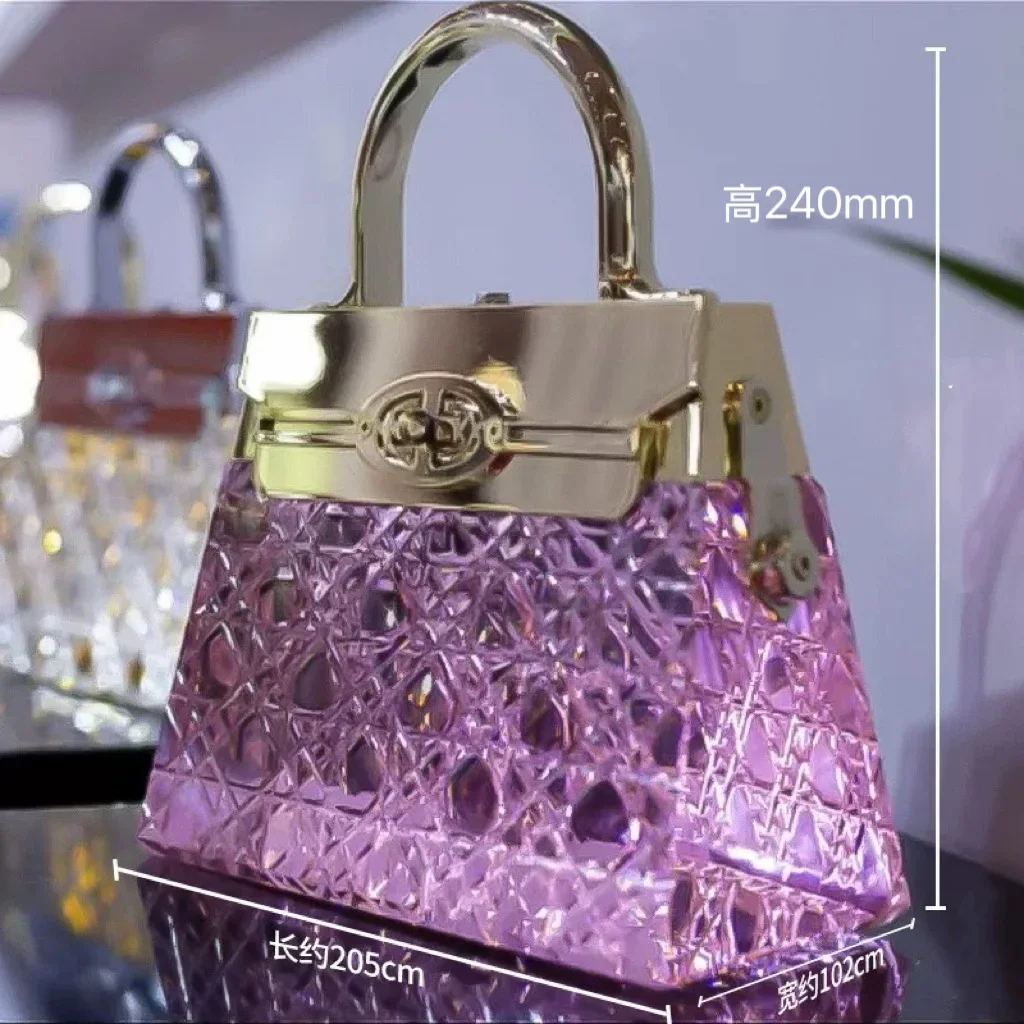 Crystal Lamp Creative Night Lamp Bedside Lamp Sleeping  Romantic Atmosphere  Desktop Bag  Ladies Birthday Gift