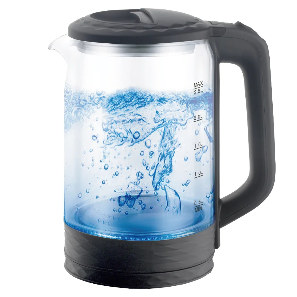 

Transparent glass 2.5L electric kettle automatic large-capacity multi-function kettle overheating protection