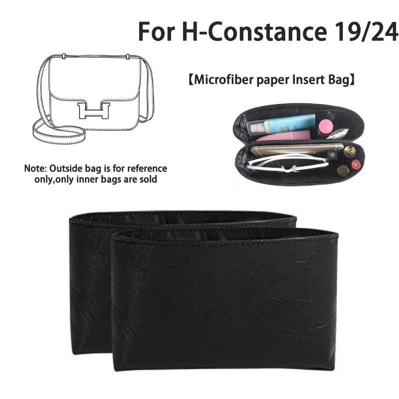 EverToner Bolsa de inserción de papel de microfibra para H-Constance 19/24 Bolsa Protector interior cosmético multifuncional resistente a los arañazos