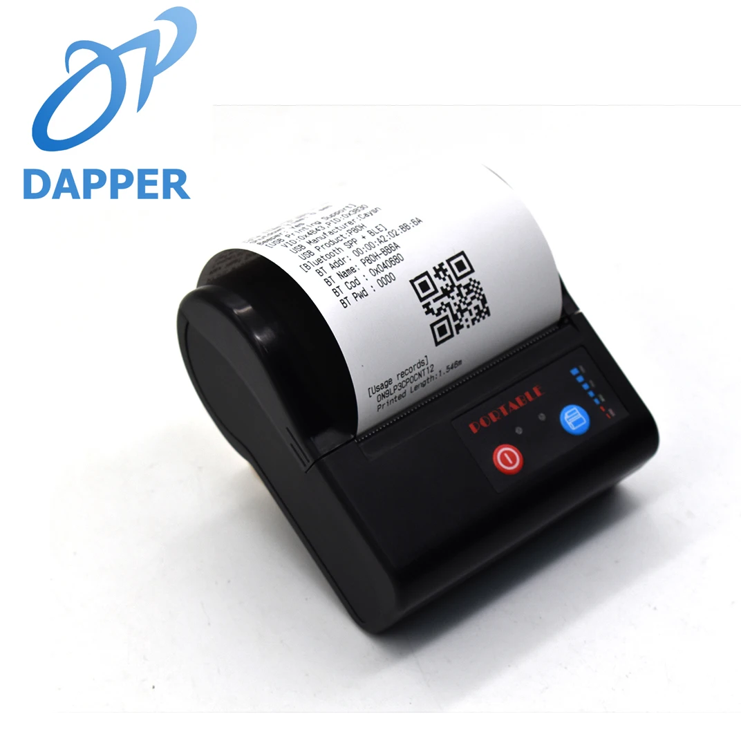 3Inch Handheld Mini Label Sticker Printer 80mm Portable Thermal Receipt Barcode Printer with Rechargeable Battery