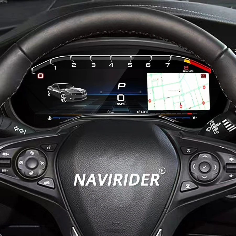 

Для Buick Envision 2014-2021: Новый обновленный умный виртуальный кокпит 1920*720 с приборной панелью, спидометром и CarPlay