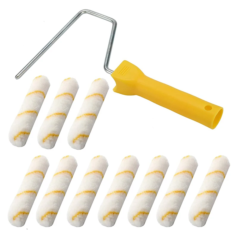 家庭用ローラーブラシキット,ペインカーリフィル,カバー,11個,6インチ