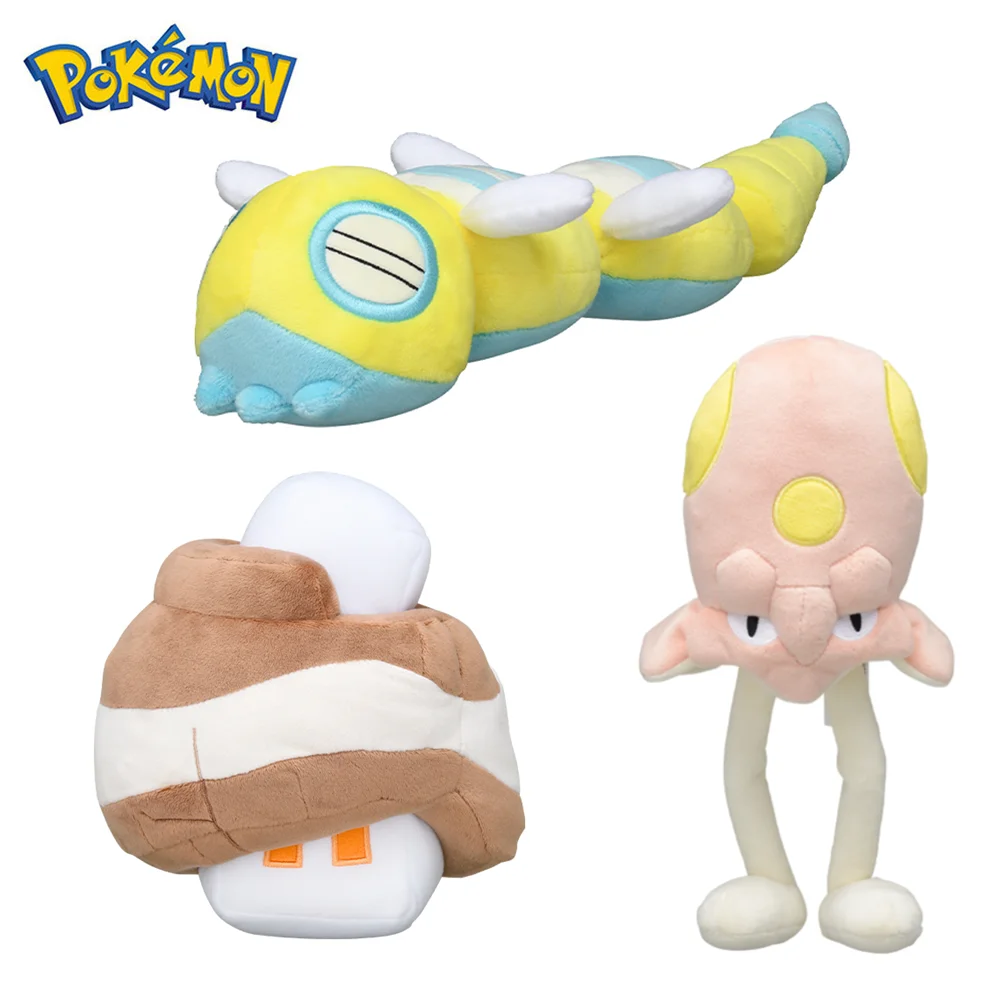 18-35cm Original Pokemon Dudunsparce Nacli Toedscool PC Pokémon Center Plush Dolls Anime Soft Stuffed Toy Gift