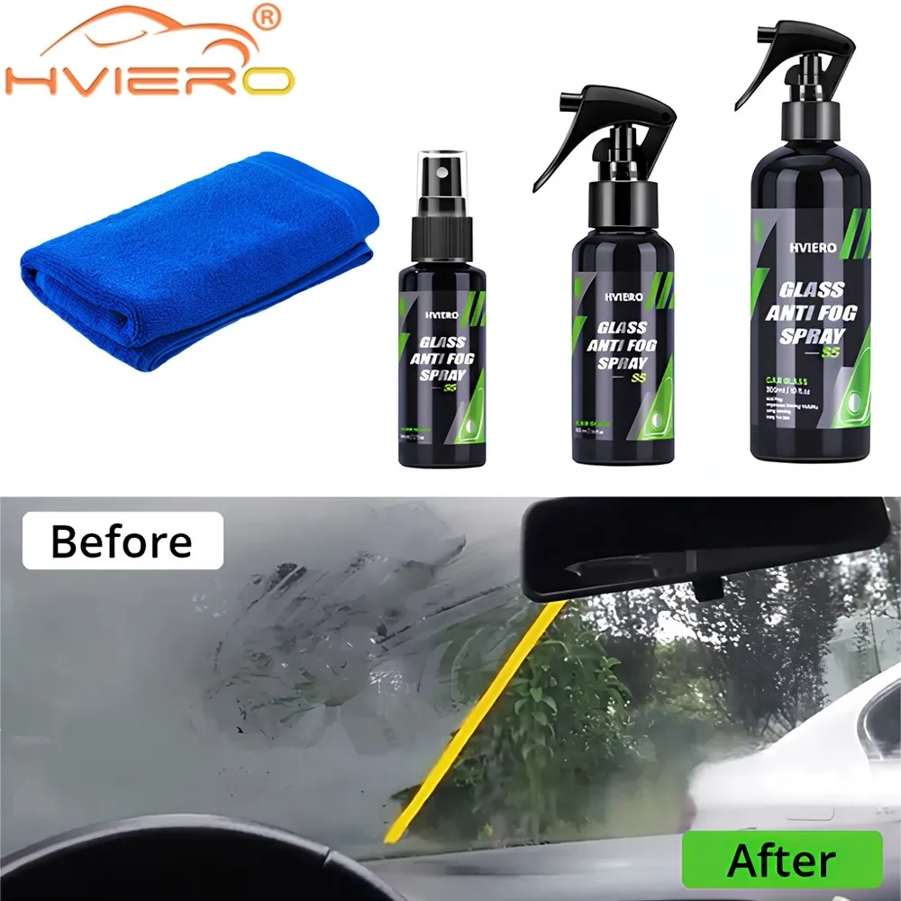 50-300ml Auto Part Windshield Durable Spray Improve Driving Vision Cleaning Maintenance Glass Anti-fogging Agent Water Repellent