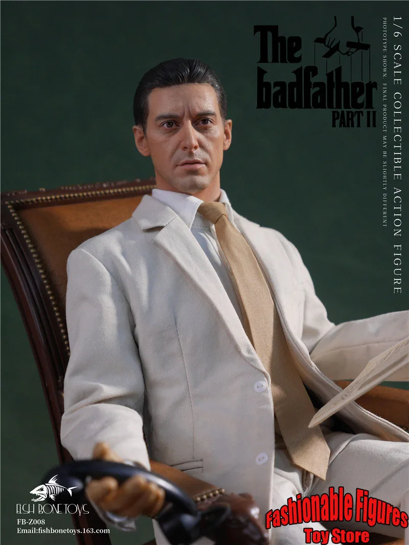 FB-Z008 1/6 Uomini Soldato Struggling Gioventù Al Pacino Padrino Ii Mike Bambole Set Completo 12 Pollici Action Figure Corpo Giocattoli Miglior Regalo