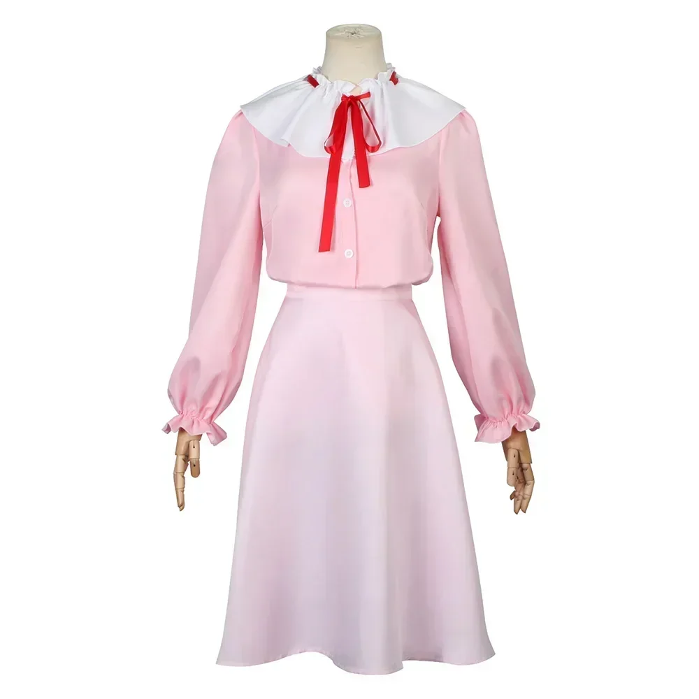 Oyama Mahiro Cosplay Anime Costume Pink Shirt And Skirt Outfit for women