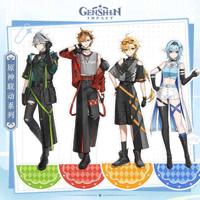 

Аниме Genshin Impact HoYoFair Linkage 2021, серия, акриловая подставка, карта, зыбучий песок, кулон, значок Alhaitham Tartaglia, музыкальный фестиваль