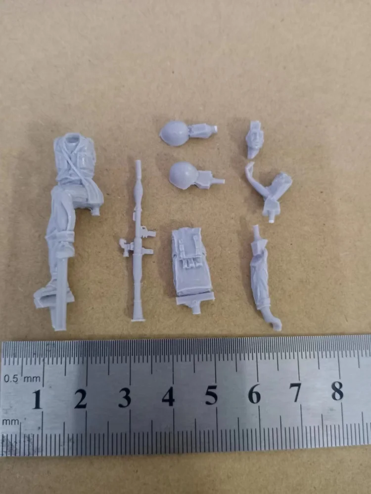 1/35 스케일 수지 그림 베트남 전쟁 군인 RPG 조립 모델 키트 동상 조립되지 않은 도색되지 않은 3D 인쇄 장난감