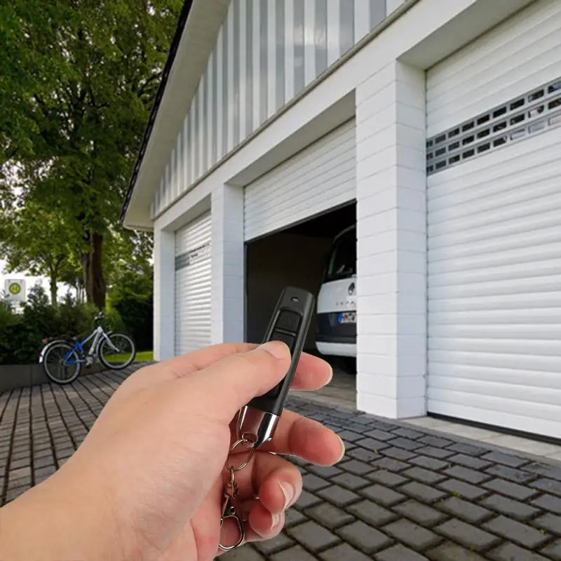 1/2/4PCS Universal 433MHZ Remote Control Garage Gate Door Opener Control Duplicator Clone Cloning Code Car Key Fixed Garage Gate