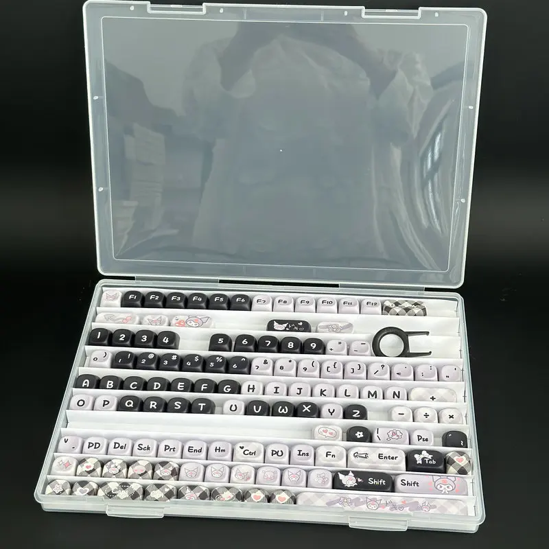 キーキャップ収納ボックス-カスタム透明-a4-大容量防塵メカニカルキーキャップボックス積み重ね可能整理ディスプレイラック