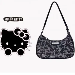 Sanrio Hello Kitty Shoulder Bag My Melody Kuromi Pouch Women Fashion Backpack Kawaii Anime Purse Underarmtote Bagpack Girl Gifts