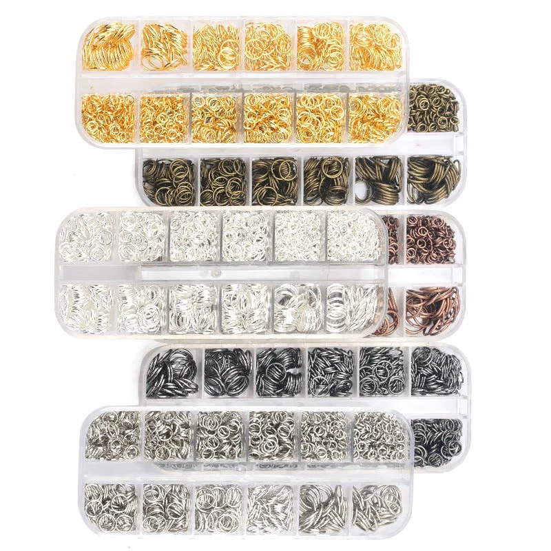 

1050 шт. цветные открытые кольца для прыжков, одна коробка 3 4 5 6 7 8 10 мм, 7 цветов, разделенные кольца, петля для изготовления ювелирных изделий своими руками, разъем