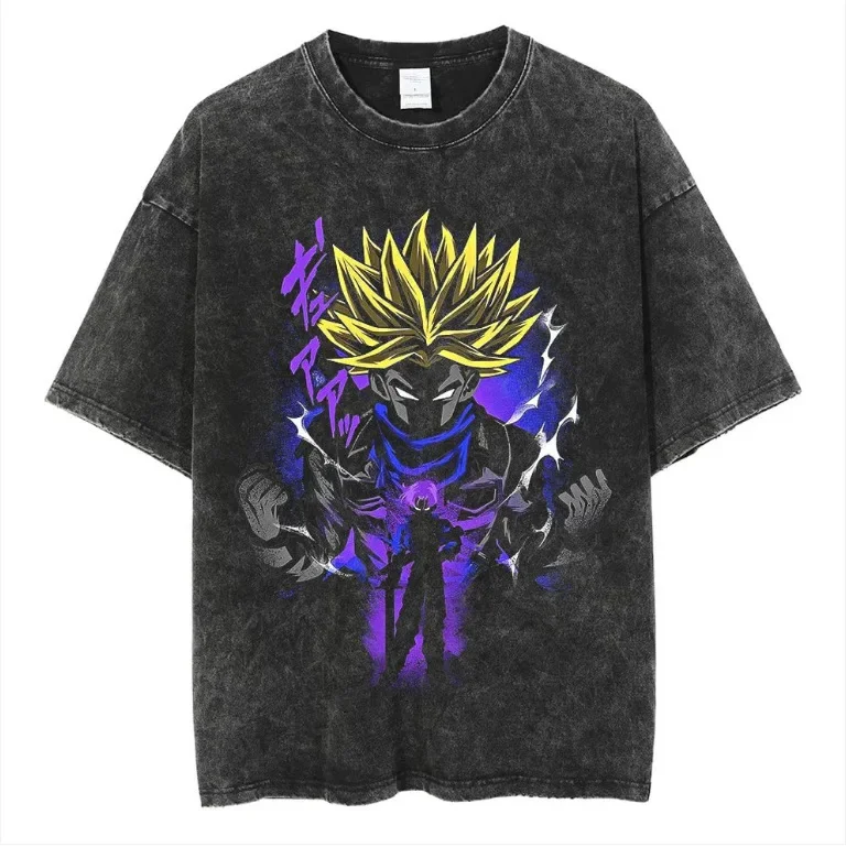 New Cross-border Dragon Ball Seven-dragon Beads Short Sleeve T-shirt Crew Neck Digital Printing Summer Monkey King Top