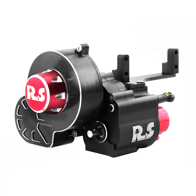 AS96-Rcクローラーカー デュアルスピードウェーブボックス アップグレードウェーブボックス リバースウェーブボックス 交換用 Axial Scx10 I II III 90047 90057対応