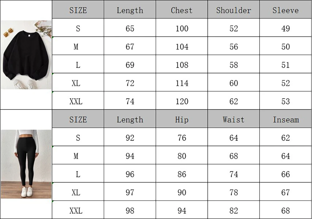 Fashion Autumn Winter Sweatshirts Set Women Warm Solid Hoodie Slim Elastic Waist Pants Street Casual Fleece Pullovers Clothes