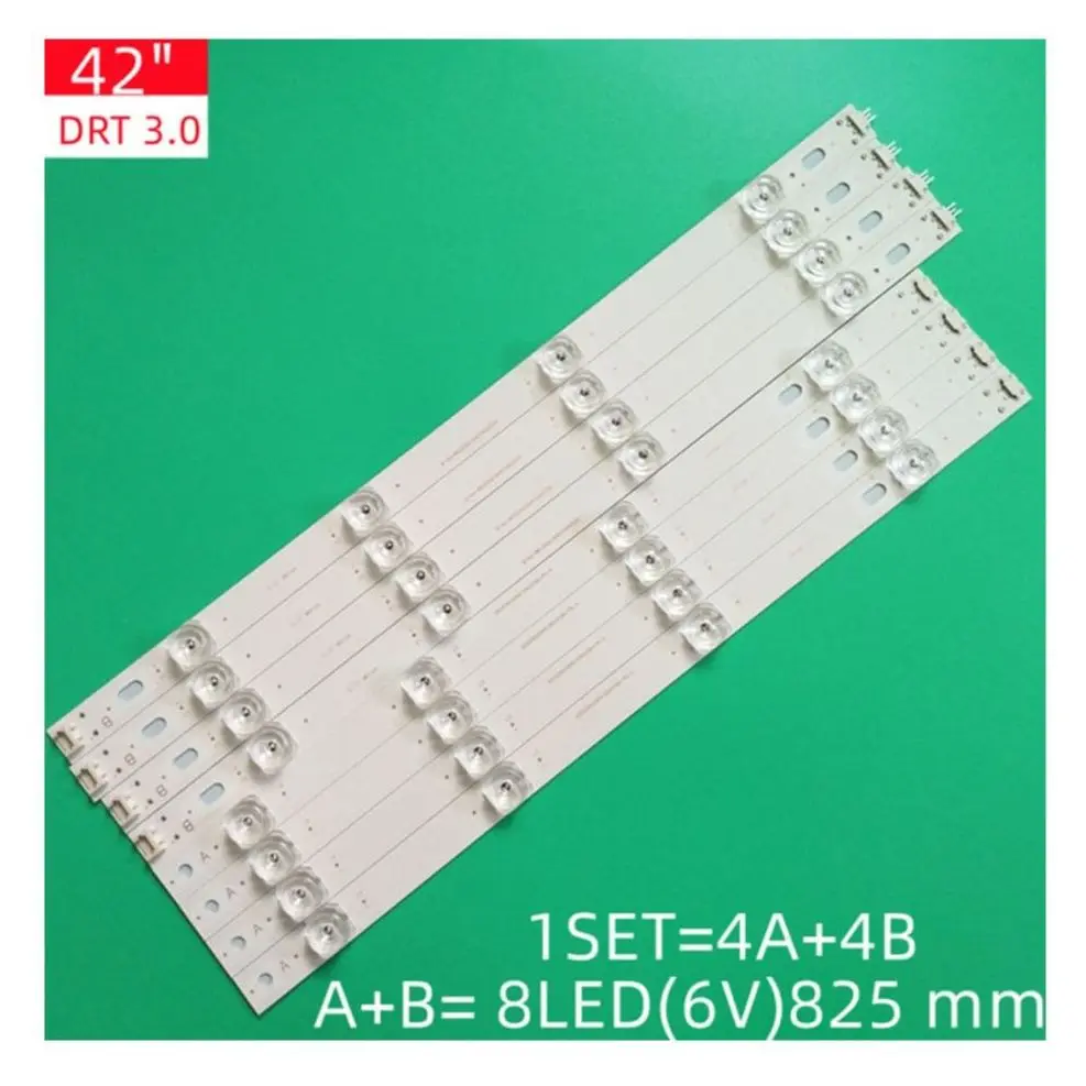 LED Strip (8) for LG 42LF5850 42LB582V 42LF652V 42LY540H 42LB5600 42LB570U 42LB580B 42LB5550 42LB5500 42LB570V 42LB628V 42LB6500