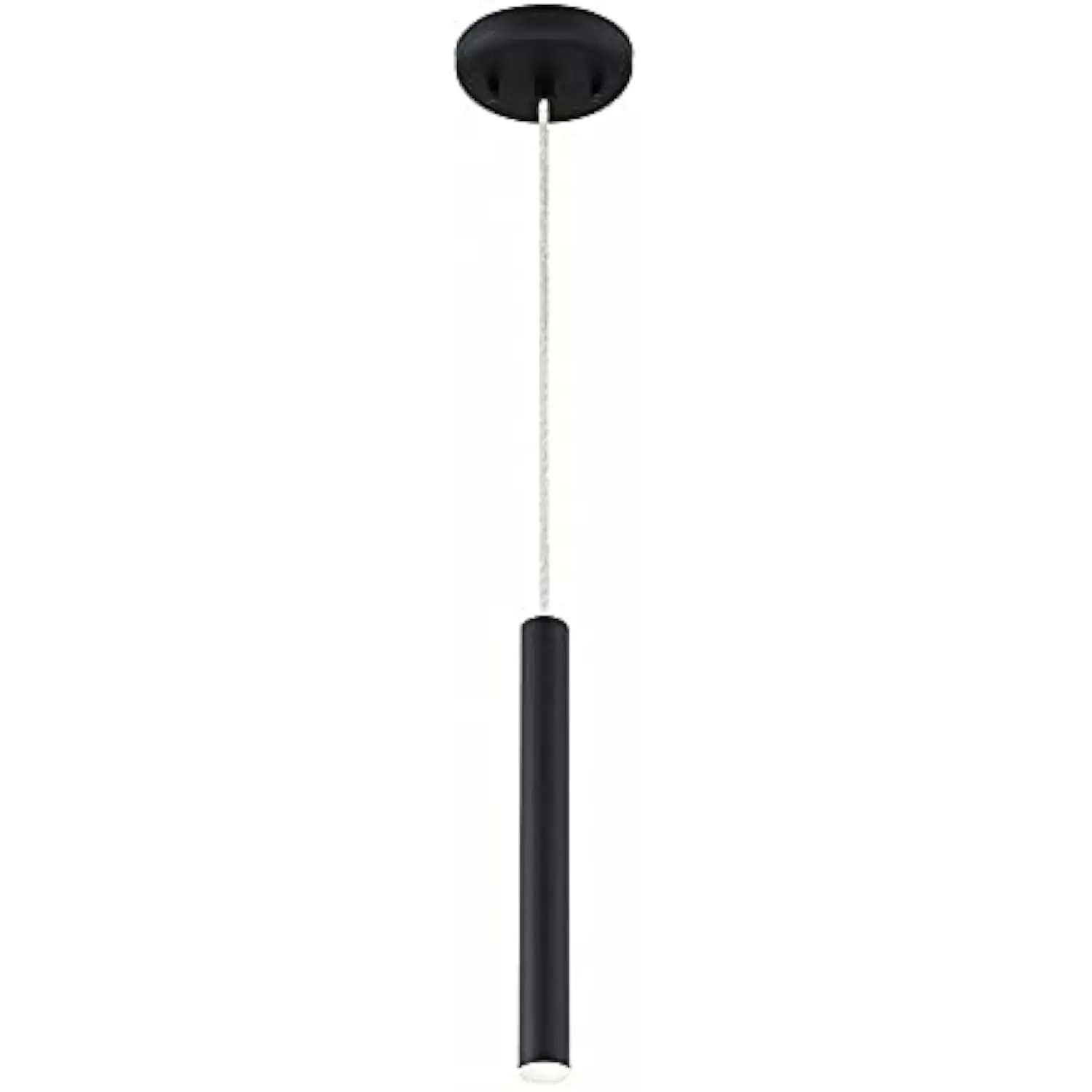

917mp12-mb-led 1 light mini pendant, matte black