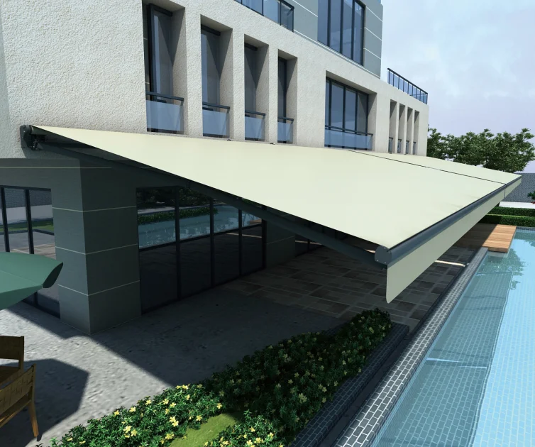 ATV&UTVLuxury Outdoor Motorized Strong Aluminum Frame  Retractable Arm Awnings for Window Door Balcony