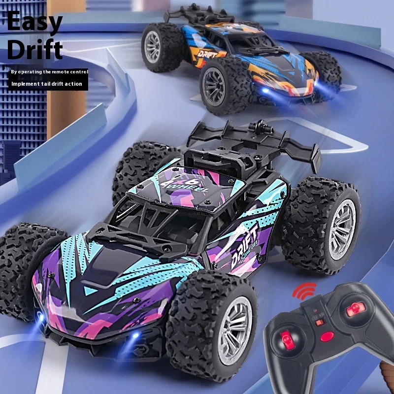 Voiture d'escalade cascadeuse à quatre roues pour enfants, voiture de course tout-terrain en alliage avec pulvérisation, voiture télécommandée pour garçon avec lumières, cadeau de noël