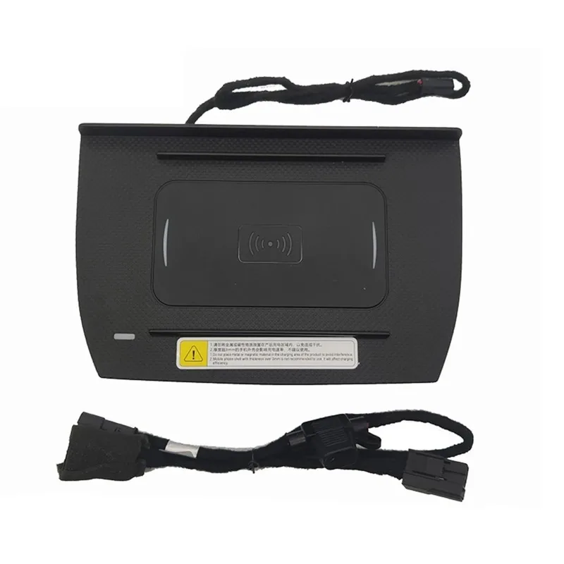 15W QI Wireless Charger Fast Charging Plate Storage Box for Honda Civic 10th MK10 2016-2020