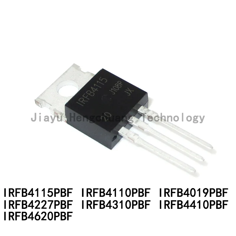 10PCS  IRFB4115PBF IRFB4115 IRFB4110 IRFB4019 IRFB4227 IRFB4310 IRFB4410 IRFB4620 PBF TO-220 MOSFET poljski tranzistor