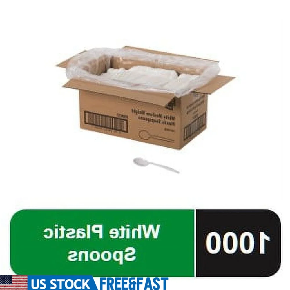 

Пластиковые ложки для супа среднего веса, небьющаяся сверхмощная посуда, зажигалка на 1000 шт., боковые блюда для продуктов