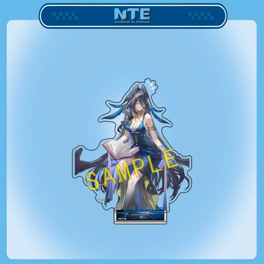Game Neverness To Everness (NTE)  New Character Blackbird Akane Rin Standing Model Desktop Decoration Fan Gift Keychain